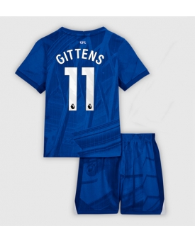 Chelsea Jamie Gittens #11 Maglia Gara Casa Repliche 2025-26 Bambino Maniche Corte